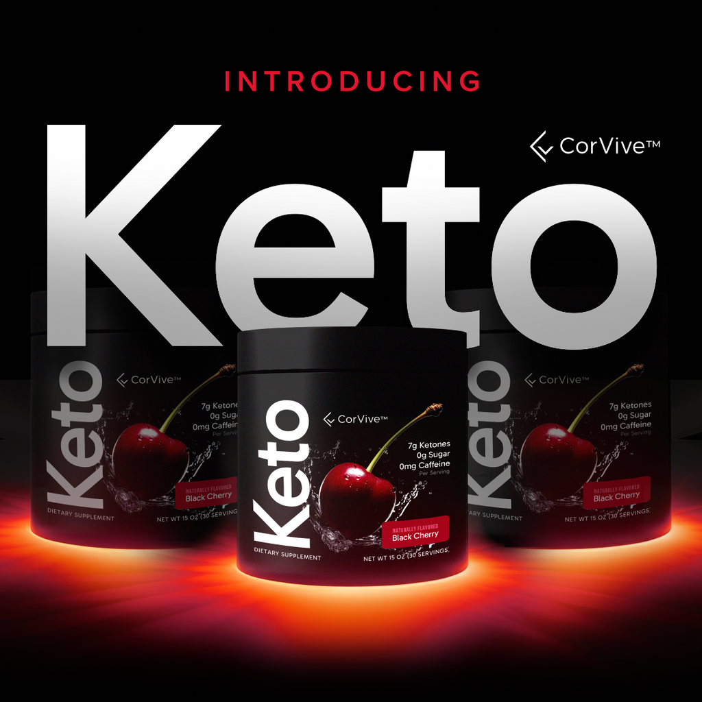 Maximize Ketosis with Black Cherry Flavored Keto BHB Complex Corvive